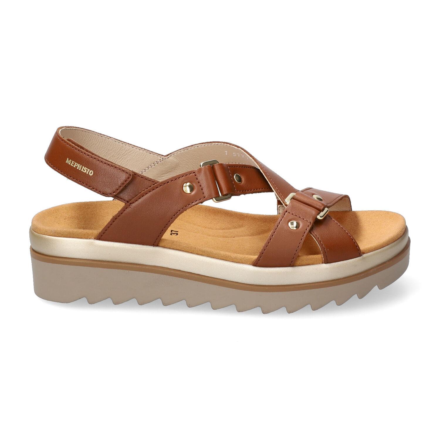 sandales femme modèle Dalma Brun chili - Mephisto